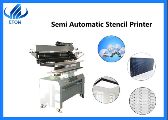 Máquina semi automática estable de la goma de la soldadura del área de la placa de la máquina 1250*320m m del smt de la impresora del PWB del funcionamiento