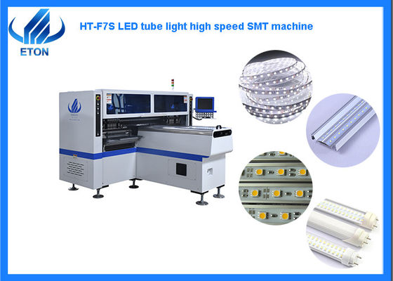 Luz de tira flexible de SMT del montaje de la máquina del tubo dual profesional del brazo LED