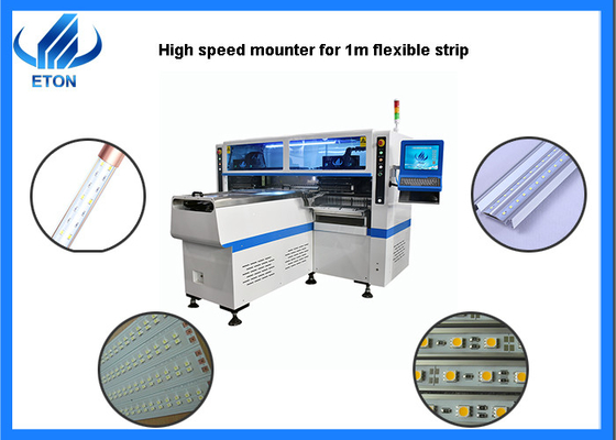 La selección y el lugar de alta velocidad 250000CPH trabajan a máquina la luz flexible Mounter de SMT de la tira/del tubo