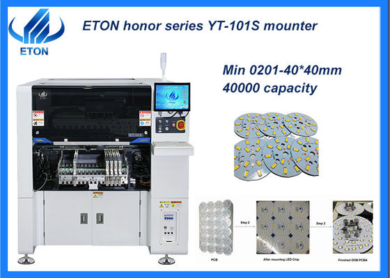 0201 selección del CCC SIRA del CE del kilogramo SMT del microprocesador 1700 del LED y máquina del lugar
