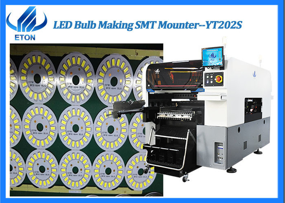 Bulbo de YT202S LED que hace la máquina SMT Mounter 80000CPH con 20 bocas