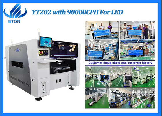 YT202 LED eléctrico que hace el R&amp;D de la máquina de la selección y del lugar de la máquina independientemente