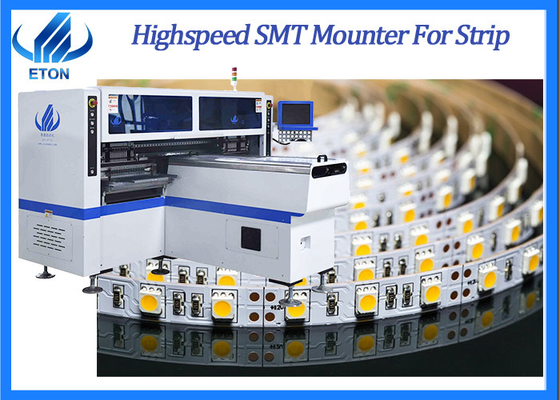 Máquina de alta velocidad HT-F7S 180K del montaje de SMT para la selección de la luz de tira y la máquina del lugar
