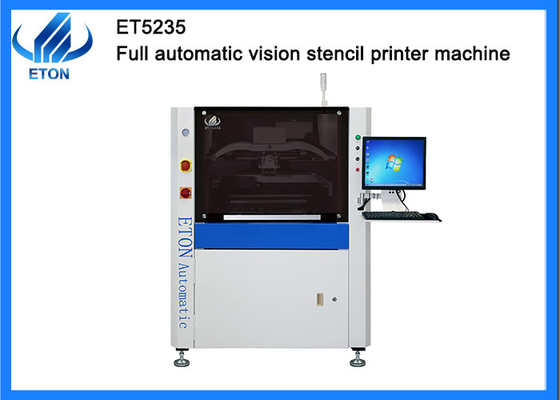 Raspador de acero y máquina automática llena de la impresora de la plantilla de la visión del raspador del picovoltio