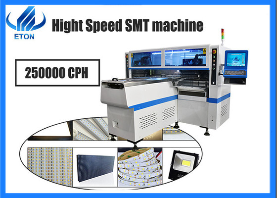 Máquina de montaje de LED SMT de alta precisión 250000CPH 1m FPCB para recoger y colocar