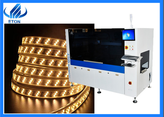 Máquina de impresión automática de tiras de LED para soldadura de pasadores y plantillas 6 - 300 mm/sec