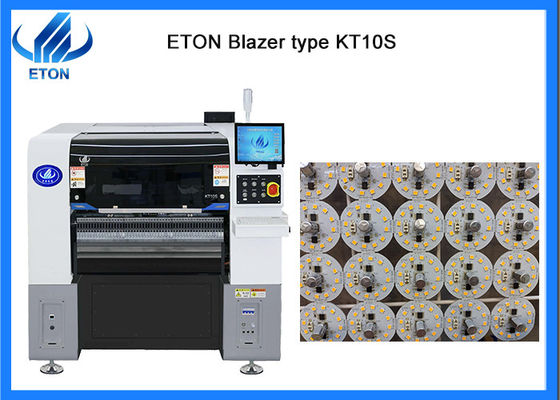 SMT 10 cabezas de selección y colocación de la máquina para iluminación LED / 500 * 470mm Max PCB