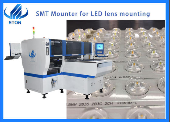 Máquina de montaje SMT de alta velocidad para la fabricación de lentes LED