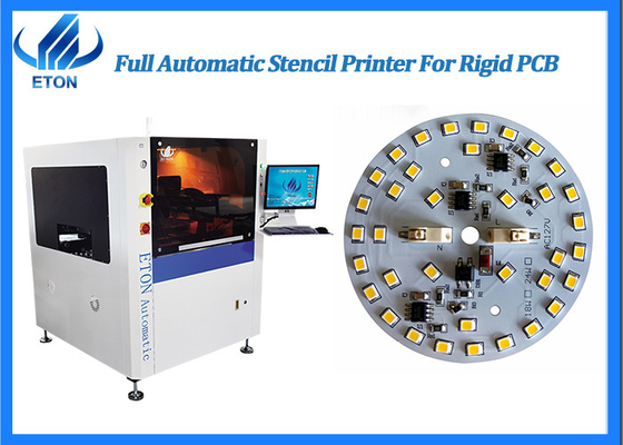 Impresora automática de estampillas de pasta de soldadura para la producción de bombillas LED
