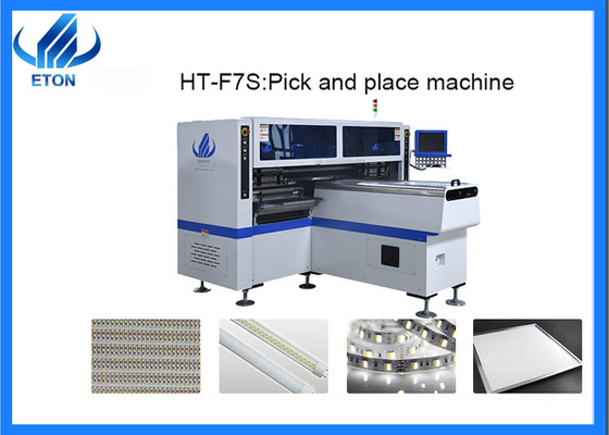 Máquina de montaje SMT HT-F7S para 0.6m-1.2m de PCB rígido Amp 0.5m-1m de LED de banda flexible