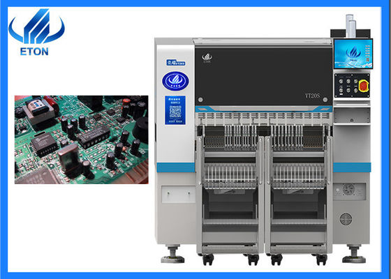 Máquina de recogida y colocación SMT personalizada 20 boquillas Max 500 * 300mm PCB para el montaje de velocidad