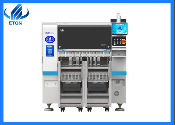YT20S Máquina de montaje SMT de dos posiciones 98000CPH Máquina de montaje de PCB 0201