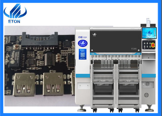 YT20S Máquina de montaje SMT de doble brazo 98000CPH Máquina de montaje SMT 0201