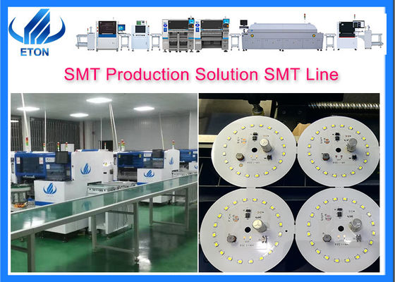 10 cabezas de selección y colocación de la máquina de alta velocidad para la luz exterior / interior