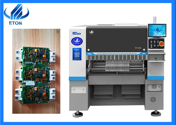 10 Boquilla integrada con pantalla LED SMT Pick and Place Machine para PCB Tamaño de 50 * 50 mm a 500 * 450 mm