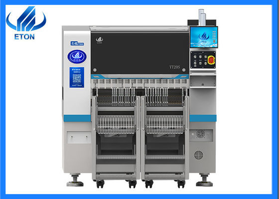 104 alimentadores SMD máquina de montaje, 98000CPH SMT máquina de montaje YT20S