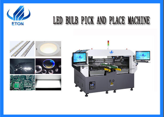 Velocidad estable fácil actuar la máquina del montaje de SMT del bulbo de la alta precisión LED