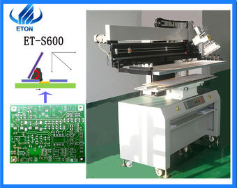 Impresora semi auto de la plantilla de la máquina del montaje de SMT para el PWB que imprime los 0.6m