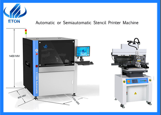 Línea impresora semi automática Machine de Smt de la plantilla del PWB de las zonas SIRA de la impresora 6 de la plantilla