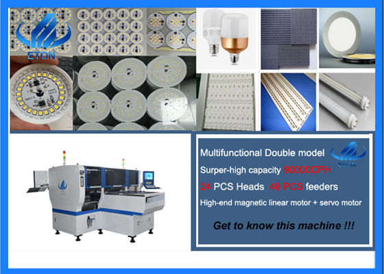 selección del soporte de 90000CPH SMD y máquina superficiales de alta velocidad del lugar en cadena de producción del smt