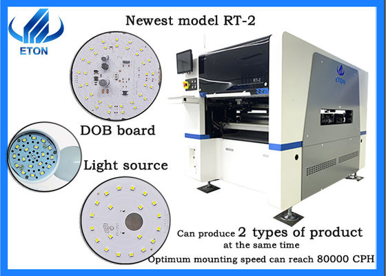 Máquina doble de la asamblea del PWB SMT de 20 de las bocas de SMT del montaje de la máquina carriles del módulo dos
