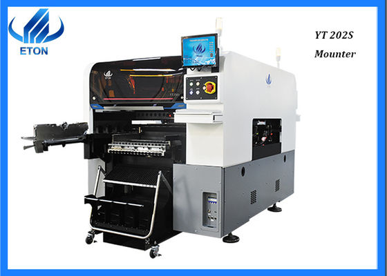 Atracando la máquina eléctrica 2 Modeuls de SMT Mounter del tablero del carro 20 cabezas de montaje