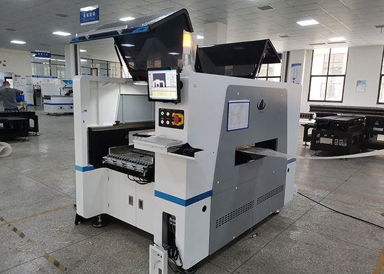 Los productos eléctricos suben a la cámara de Vision del vuelo de las cabezas de la estación 10 de los alimentadores de la máquina 32 de SMT Mounter