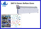 Planta de fabricación de alta velocidad del PWB de Oven For del flujo de la máquina el soldar de flujo de 8 zonas