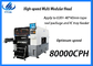 Velocidad media 80000CPH de la máquina del montaje de 0201 SMD para BGA QFP