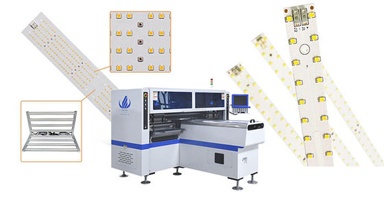 Máquina montadora de PCB de doble brazo Máquina para fabricar tubos LED de alta velocidad
