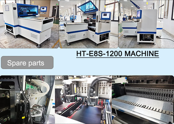 La selección de 45000CPH SMT y la boca de la máquina 12 del lugar dirige 28 estaciones del alimentador hacia luces LED