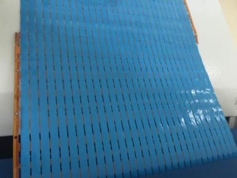 Máquina echada a un lado doble automática ajustable CCC del uso de la cinta de la anchura LED