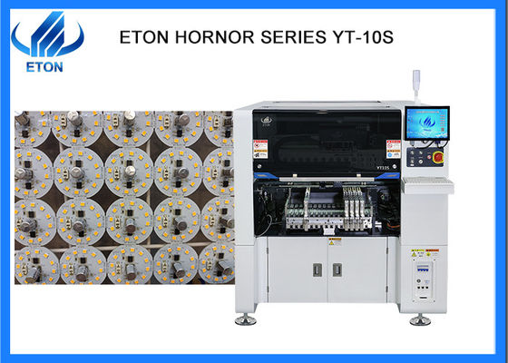 La máquina inteligente SMT de la asamblea del PWB de 45000 capacidades LED escoge coloca la máquina con 10 cabezas
