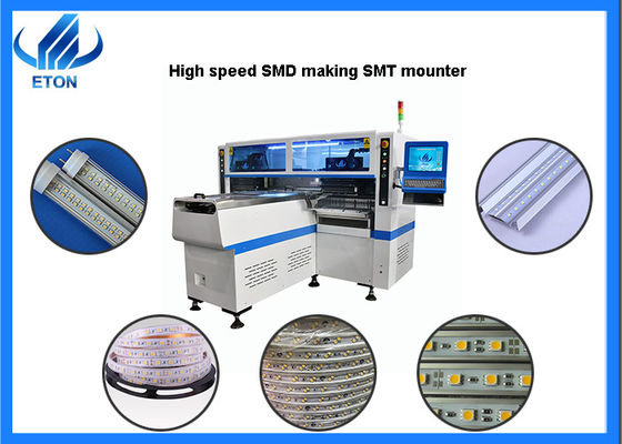 La selección ahorro de energía de SMT coloca la máquina con 68 cabezas 68 estaciones del alimentador