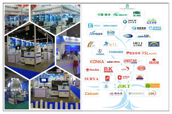 Máquina de montaje SMT de 12 cabezas para conductor de potencia / luz de tubo