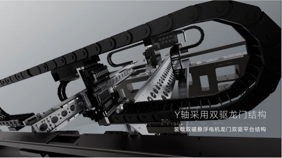 SMT 10 cabezas de selección y colocación de la máquina para iluminación LED / 500 * 470mm Max PCB