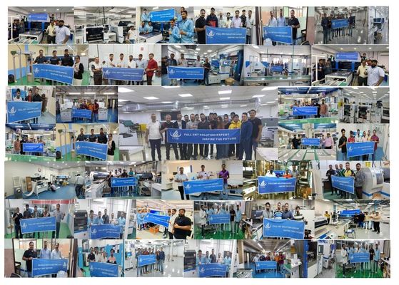 Gran máquina SMT para la tira LED, máquina de recoger y colocar 136 boquillas montaje de chips