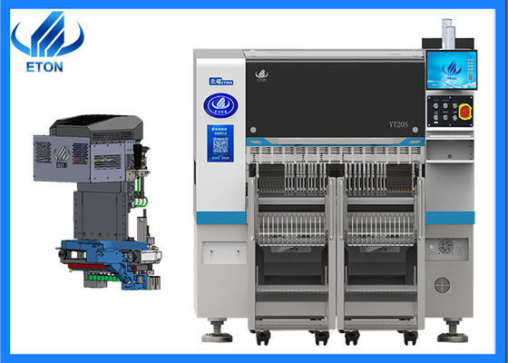 Máquina de recogida y colocación SMT personalizada 20 boquillas Max 500 * 300mm PCB para el montaje de velocidad