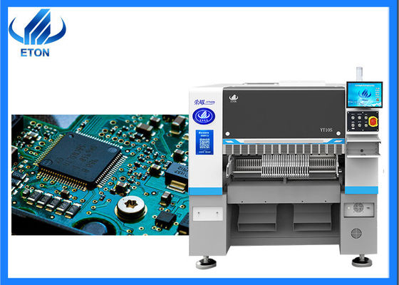 10 Máquina de montaje SMT de control de vacío de la cabeza con 52 estaciones de alimentación para electricidad
