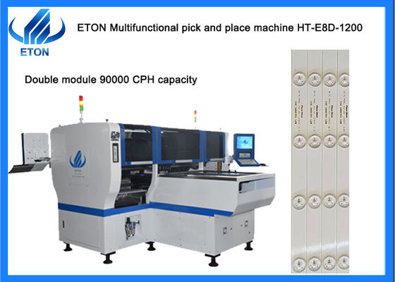 Máquina avanzada SMT de recogida y colocación para la producción de lentes de montaje de componentes Min 0402