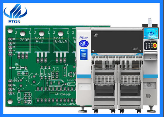 YT20S Máquina de montaje SMT 98000CPH 104 alimentadores Máquina de montaje SMD automática