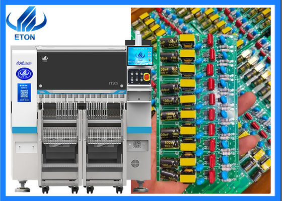Máquina de fabricación SMT de alta precisión 98000CPH para línea de producción SMT 100% fuente de alimentación original de 220V