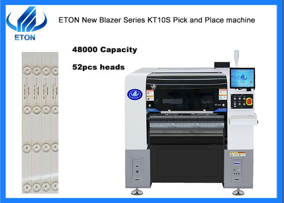 Máquina de colocación SMT con boquilla de precisión 10 para 0402 componentes de suministro de energía 220V y capacidad de 2080KG