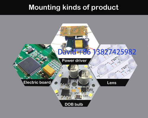 45000CPH 12 cabezas 28 alimentadores bombilla led SMT máquina de fabricación de iluminación línea de producción