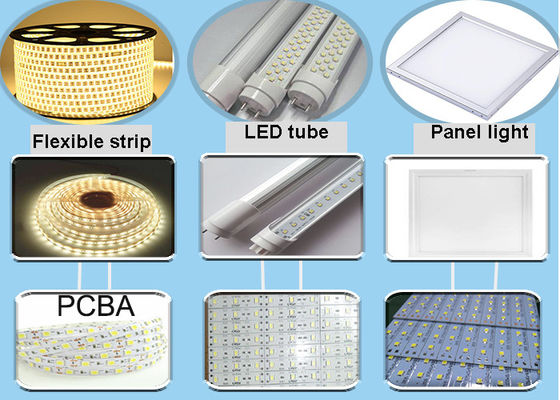 250000 Capacidad 1,2m LED Tube Strip Light Making Machine SMT Selección y colocación de máquinas