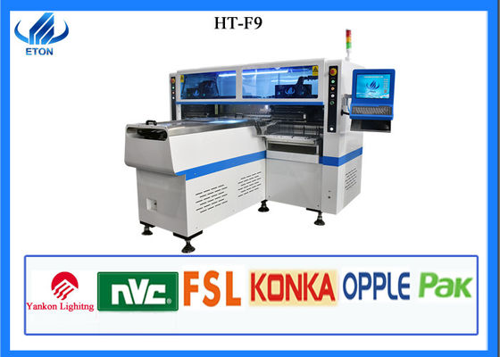 Máquina de la asamblea del PWB de la luz de tira de SMT 200K CPH 6KW HT-F9