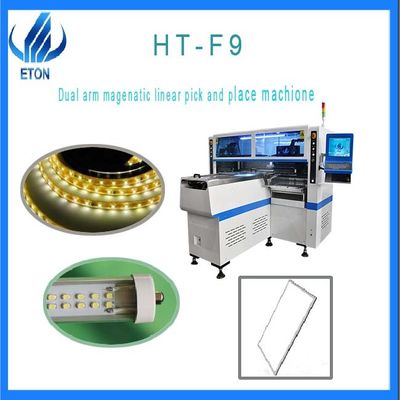 Selección de alta velocidad de 250000CPH LED y motor linear magnético del brazo dual de la máquina del lugar