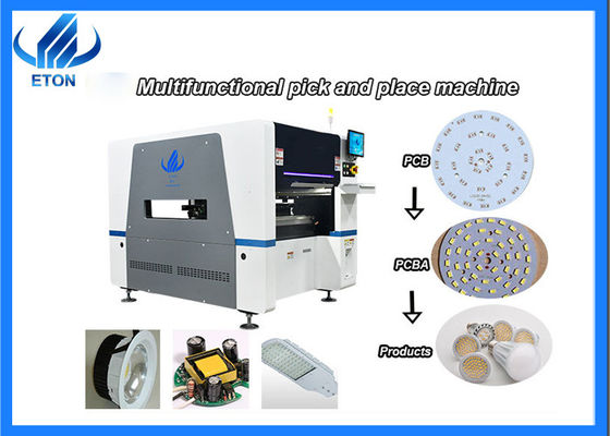 Bulbos magnéticos Mounter del motor linear LED 10 cabezas 40000CPH SMT Chip Mounter