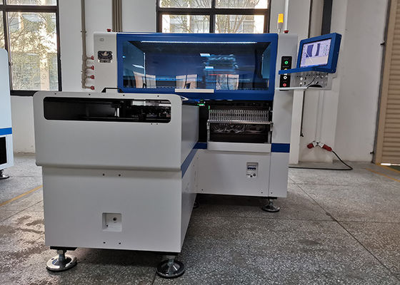 Selección de SMT de la luz del LED y motor doble del alimentador eléctrico de la máquina 45000 CPH del lugar