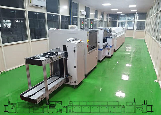 Longitud automática de la máquina dispensadora de pegamento de 1800 mm con sistema de posicionamiento CCD